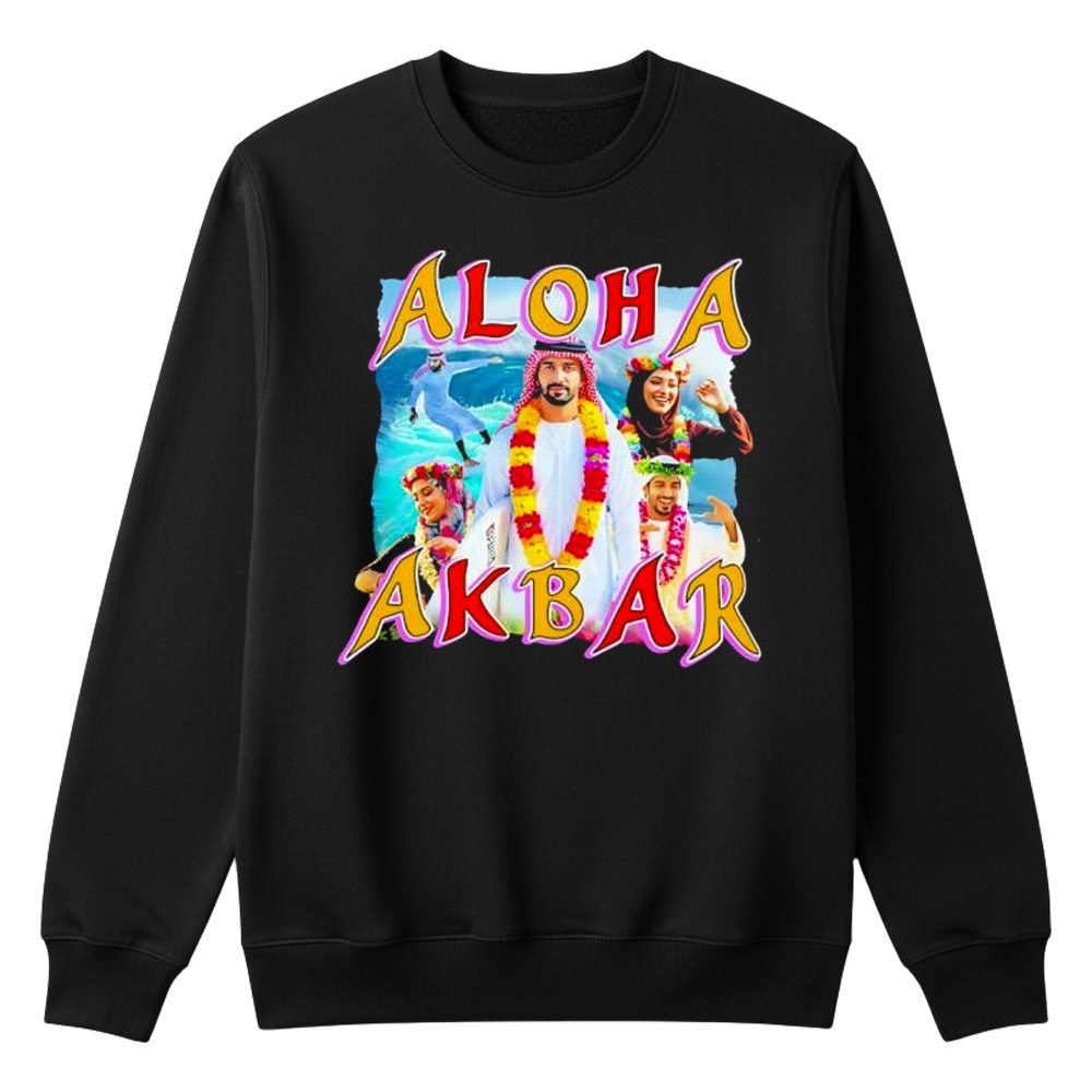 Allahu Akbar Hawaiian cultural elements shirt