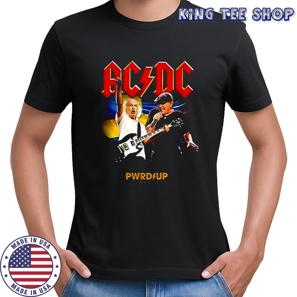 ACDC Gothenburg Sweden 2025 PWRD Up event tour Gothenburg tour 2025 shirt
