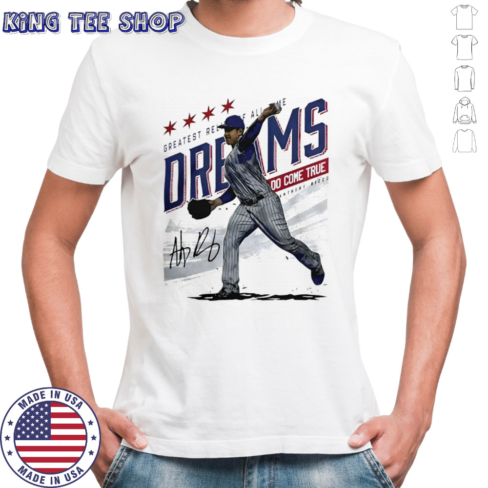 Anthony Rizzo Chicago C pitching do come true debut MLB shirt