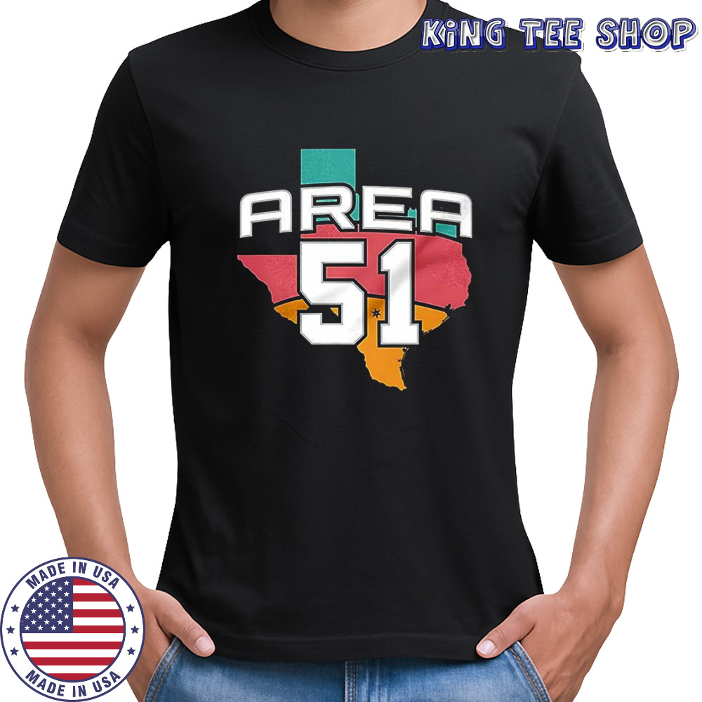 Area 51 Texas San Antonio Spurs shirt