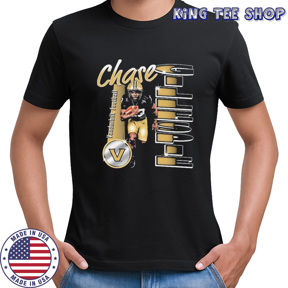 Chase Gillespie Vanderbilt Commodores Pepper Portrait T-shirt