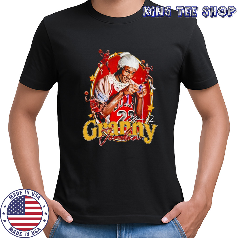Chicago Bulls Jordan Granny signature graphic shirt