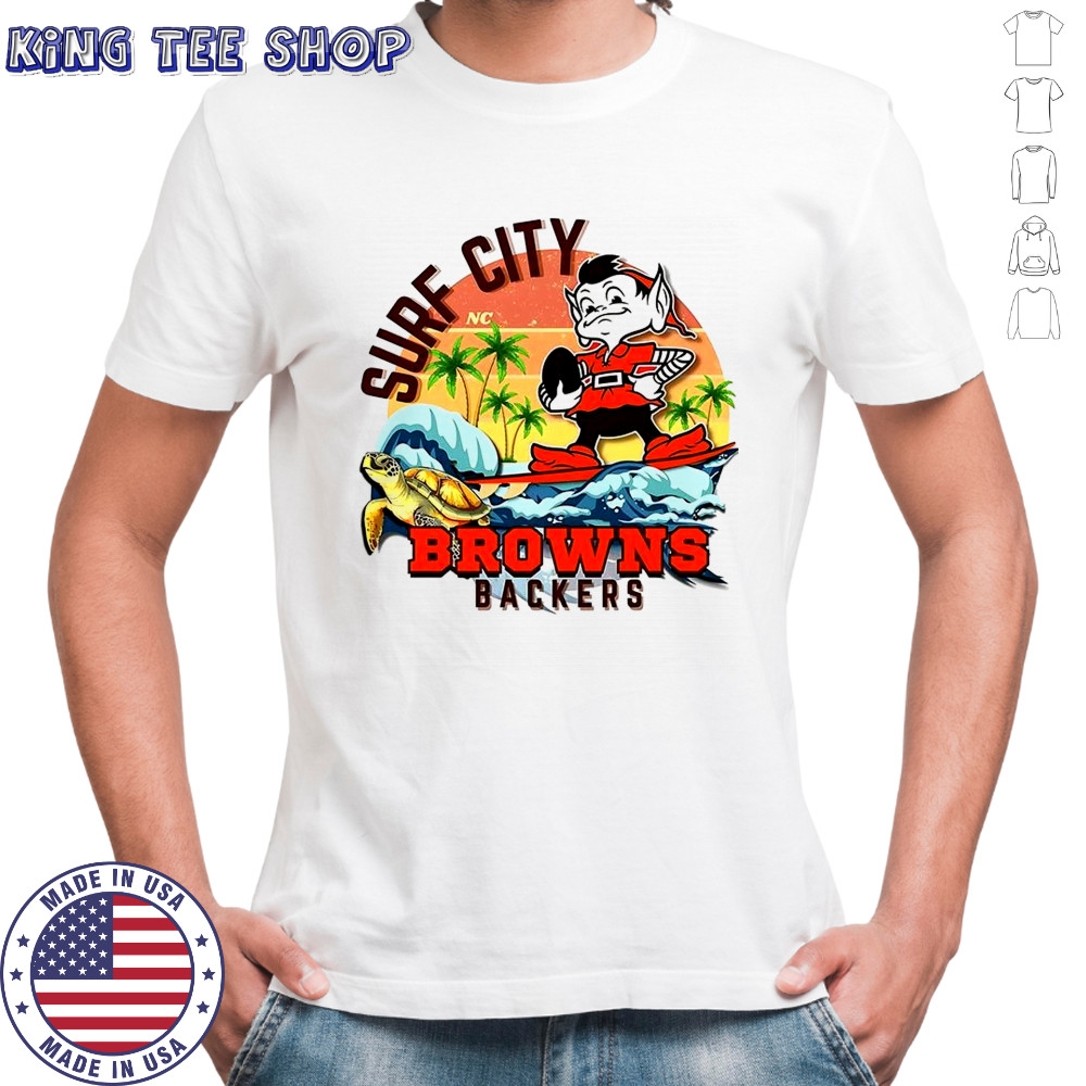 Cleveland Browns football Surf City Browns Backers shirt