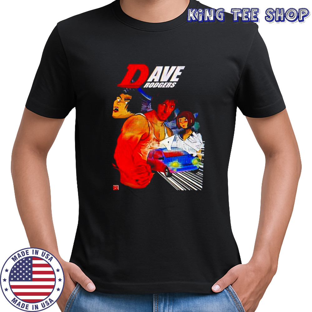 Dave Rodgers anime or action movie poster shirt Dave Rodgers anime or action movie poster shirt