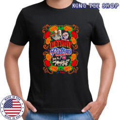 Detroit Pistons X SW Freddy Día De Los Muertos 2025 T-shirt
