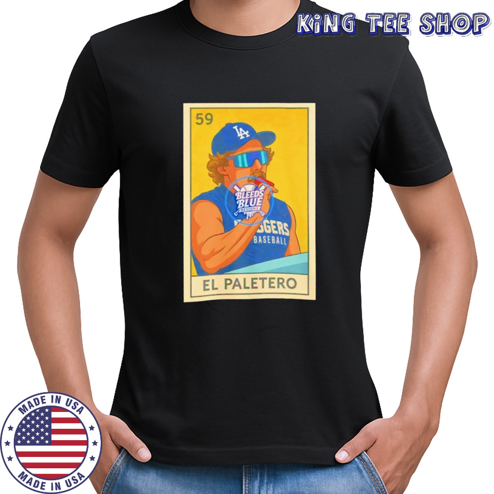Dodgers Kike El Paletero Loteria shirt