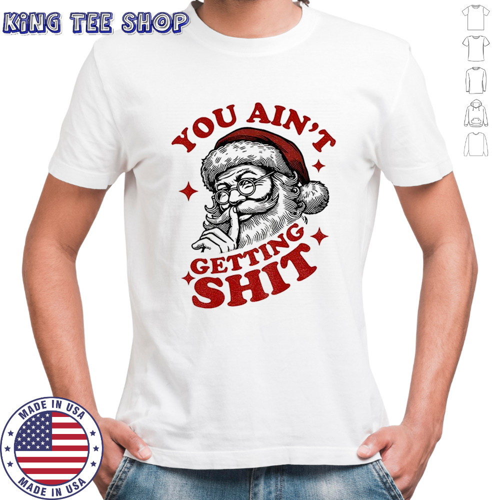 Funny Retro Santa I Saw That Xmas shirt