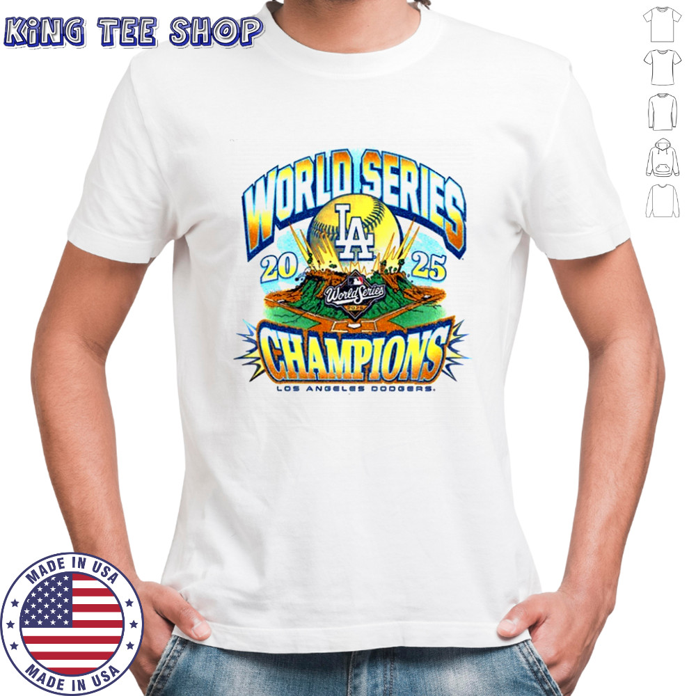 Los Angeles Dodgers 2025 World Series Champions vintage shirt.
