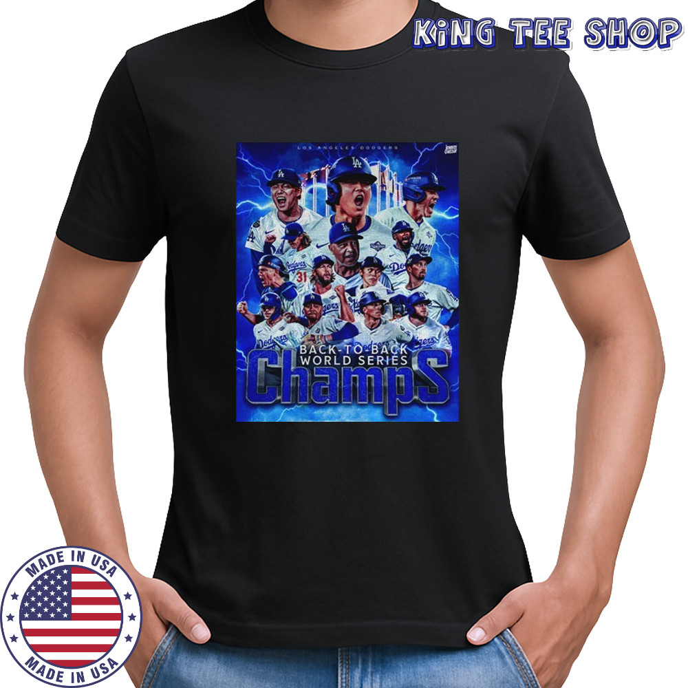 Los Angeles Dodgers 24-25 Back to back World Series Champs poster shirt