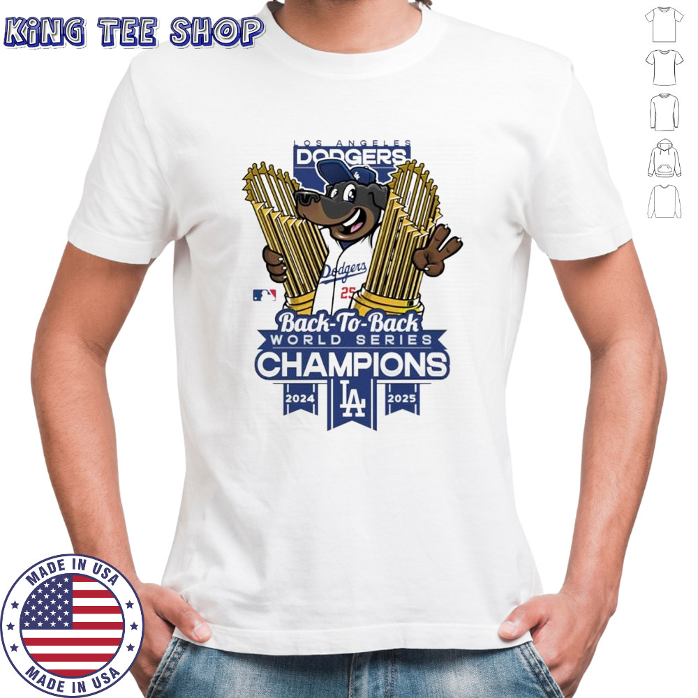 Los Angeles Dodgers back2back Champs 2024-2025 shirt