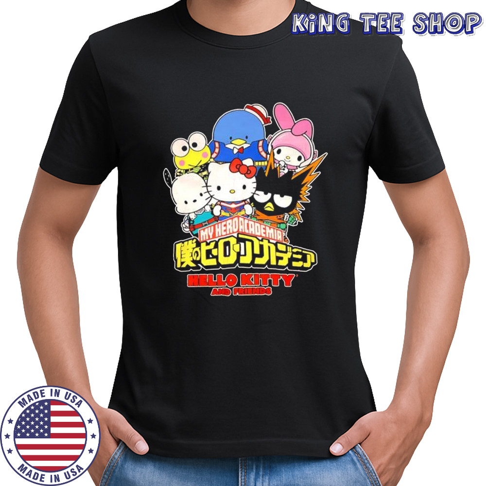 My Hero Academia X Hello Kitty and Friends graphic shirt