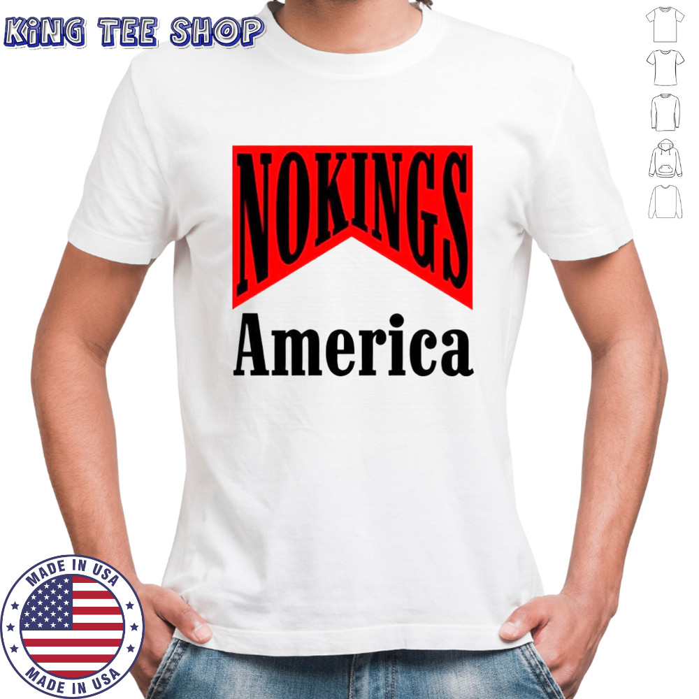 No Kings America medicine packaging sarcastic shirt