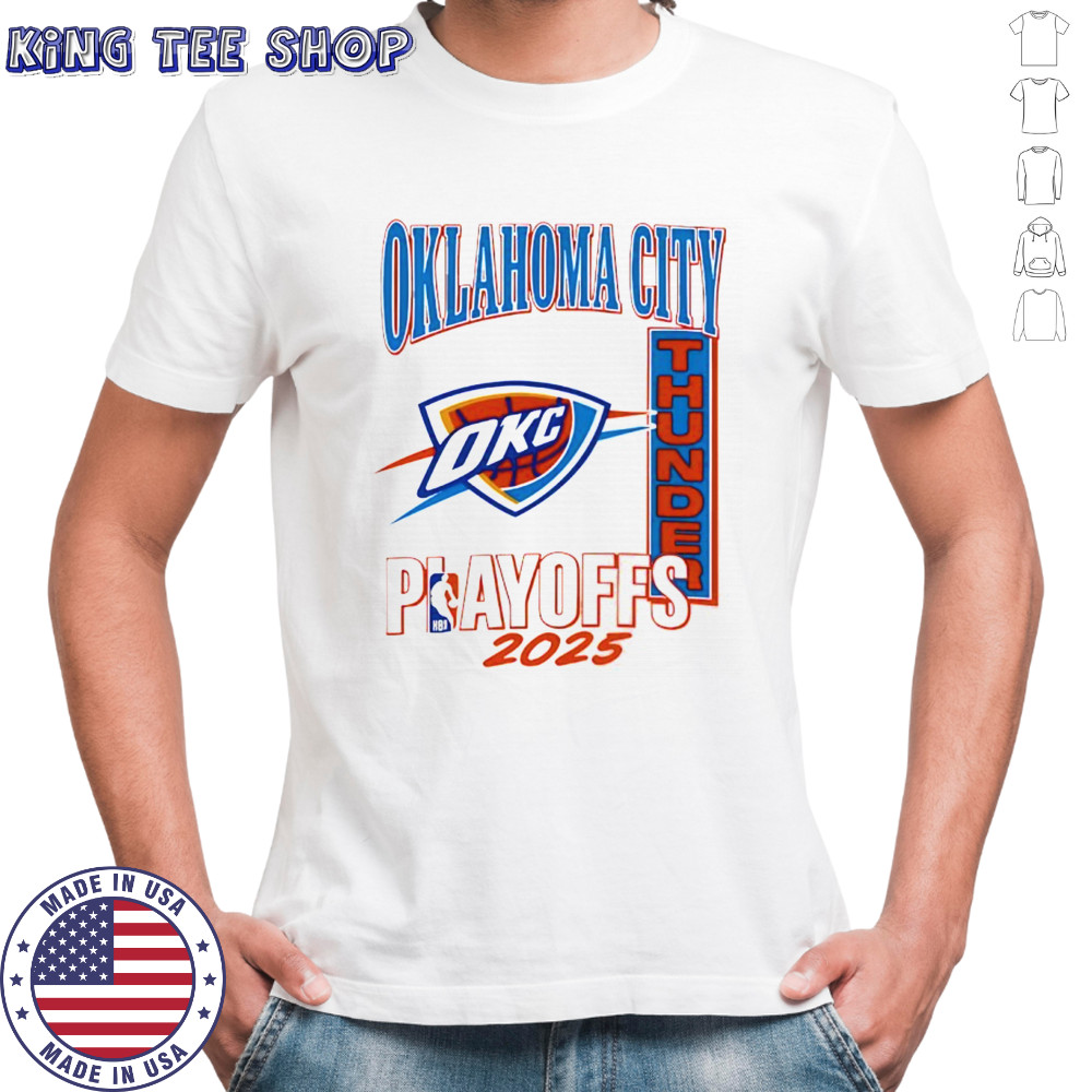 Oklahoma City Thunder Playoffs 2025 Logo shirt