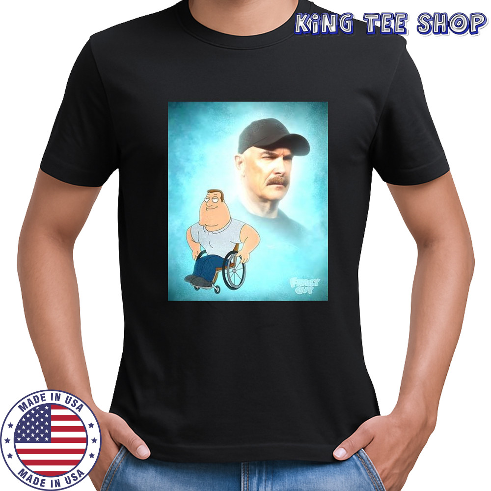 Patrick Warburton and Joe Swanson Family Guy cartoon shirt