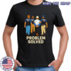 Problem Solved Police Ice construction graphic shirt Problem Solved Police Ice construction graphic shirt