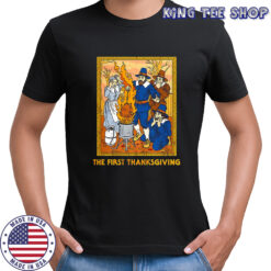 The first Thanksgiving Pilgrims shirt