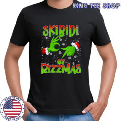 The Grinch 6 7 Christmas Skibidi Rizzmas 67 Holiday Hands T-Shirt