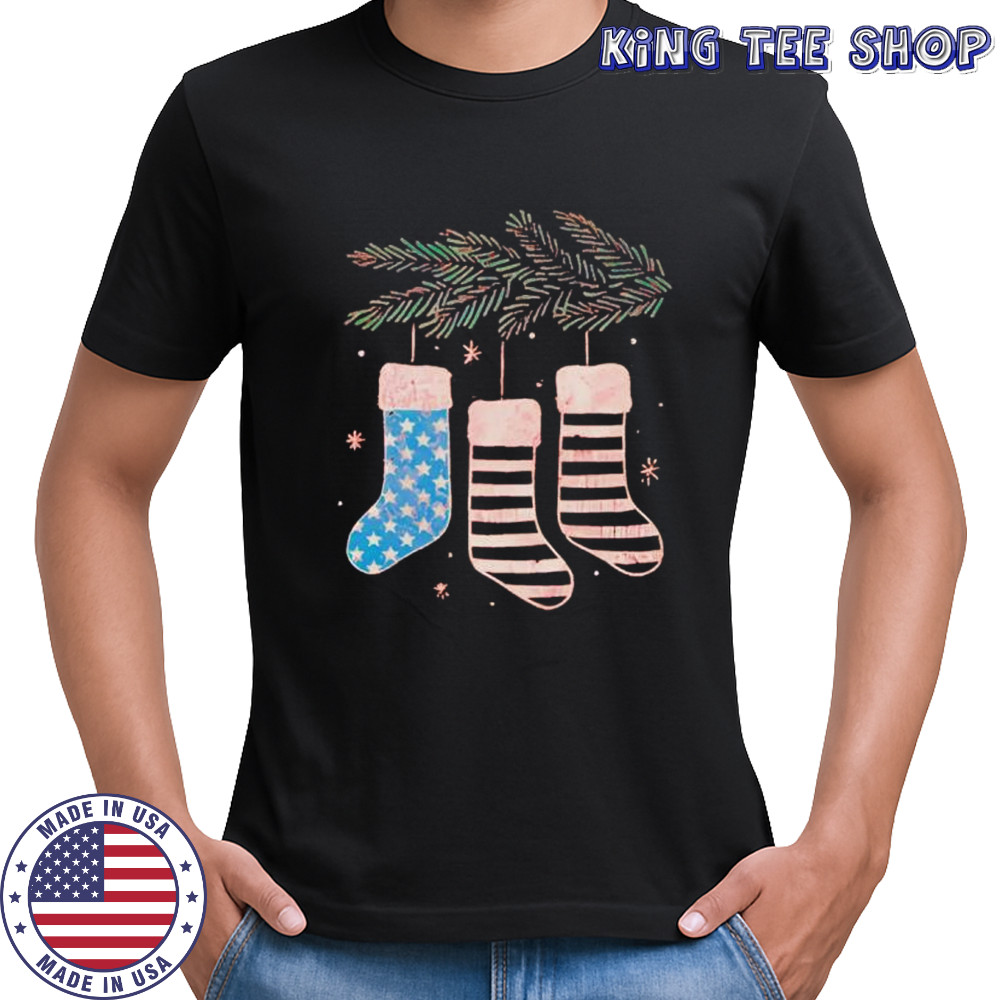 USA Stockings Christmas shirt