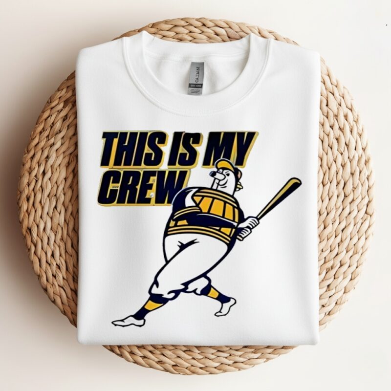 2025 Brewers Powder This Is My Crew_Crewneck Sweatshirt