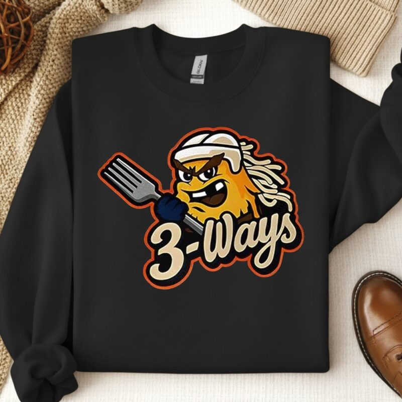 3-Ways Cincinnati Cyclones logo_Crewneck Sweatshirt