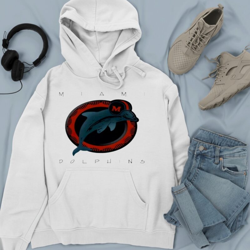 80s Miami Dolphins NFL Logo_Hoodie