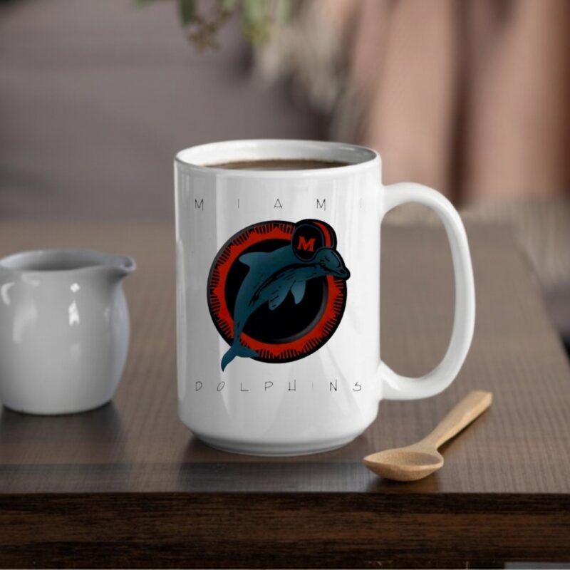 80s Miami Dolphins NFL Logo_Mug