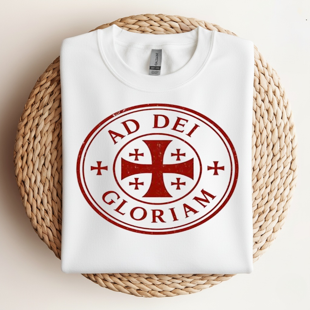 Ad Dei Gloriam logo shirt