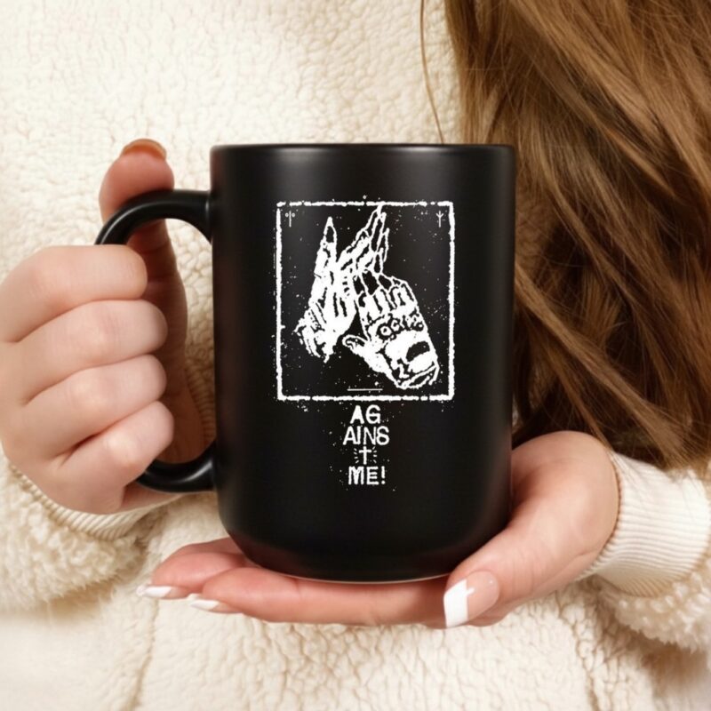 Against Me! Gloves Hands_Ceramic Mug