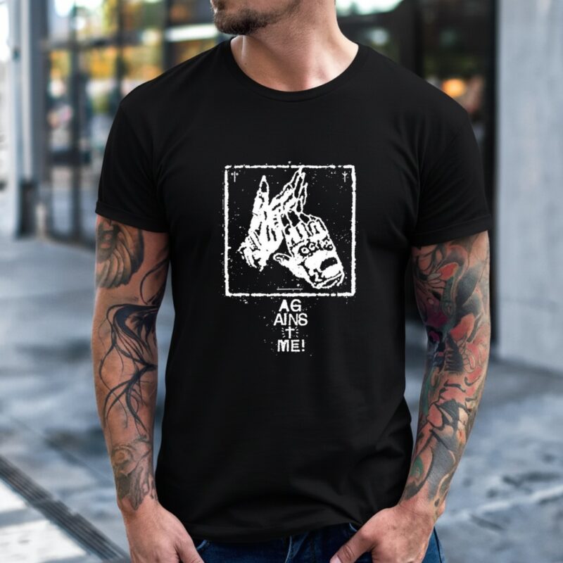 Against Me! Gloves Hands_T-Shirt