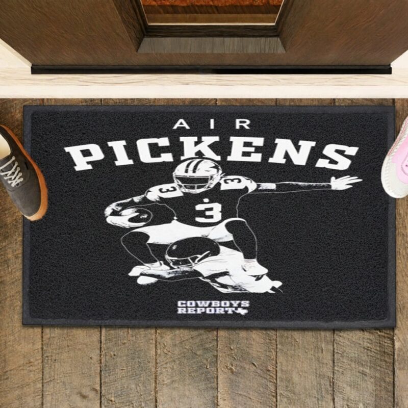 Air Pickens Cowboys Report George Pickens Dallas Cowboys_Rubber Doormat