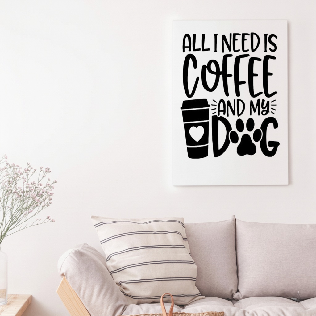 All I Need Is Coffee and My Dog shirt