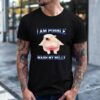 I am Pibble Dog Puppy Wash Clean My Belly Funny Meme shirt