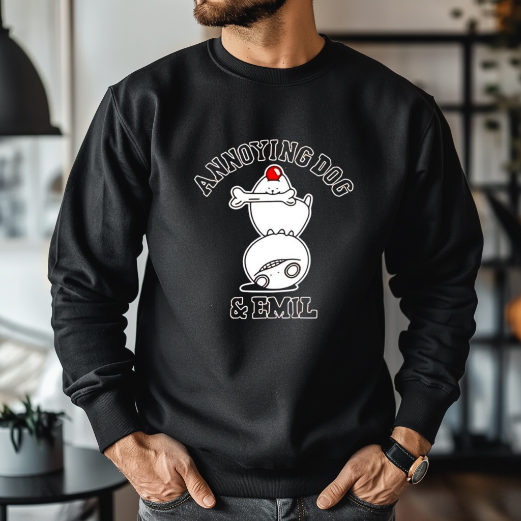 Annoying Dog and Emil graphic shirt