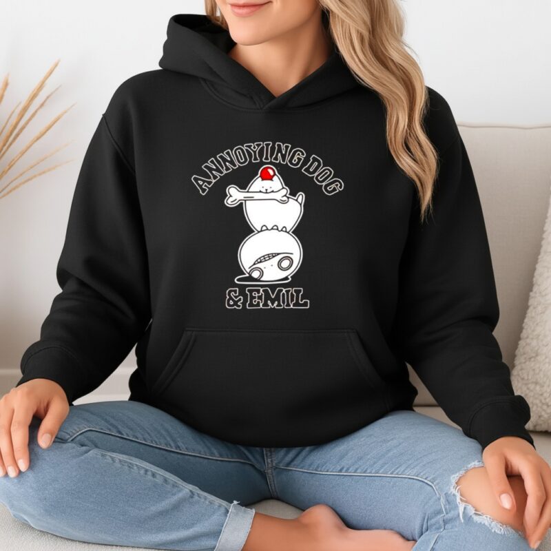 Annoying Dog and Emil graphic_Hoodie