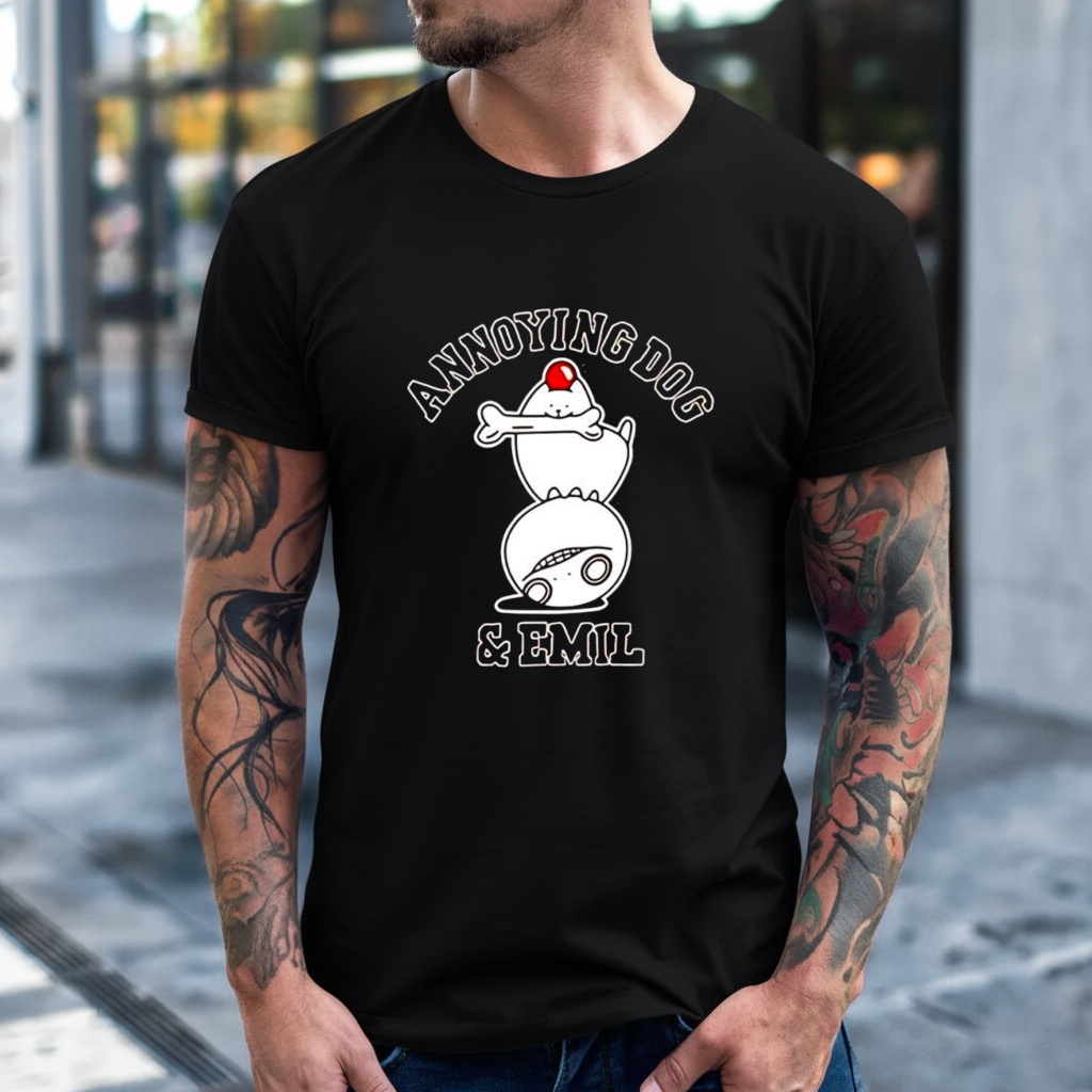 Annoying Dog and Emil graphic shirt