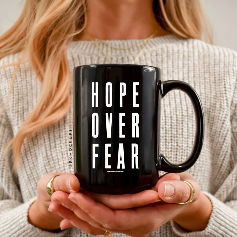 Anthony Burrill Hope Over Fear Music Venue Trust Shirt