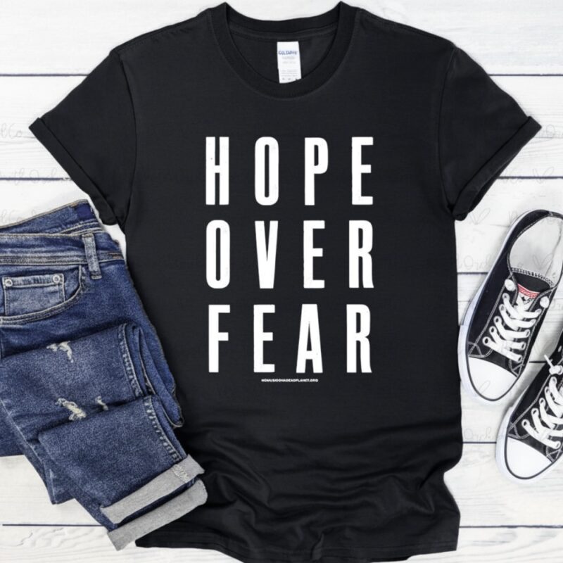 Anthony Burrill Hope Over Fear music Venue Trust_T-Shirt