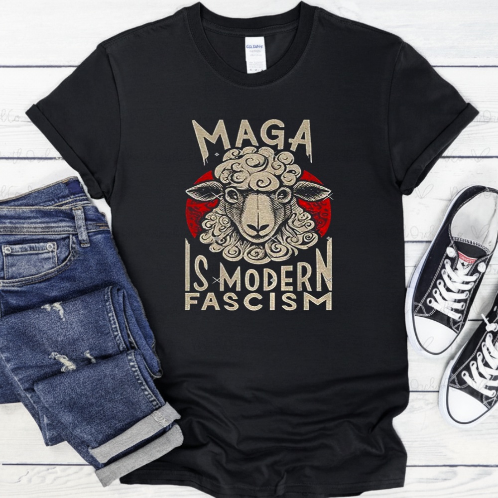 Anti Fascist Sheep Maga Is Modern Fascism Shirt
