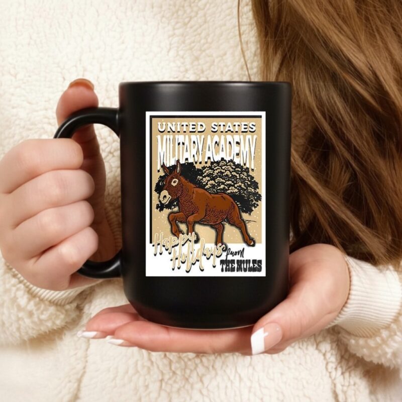 Army Black Knights University States Happy Holidays_Ceramic Mug