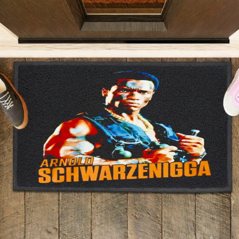 Arnold Schwarzenigga_Rubber Doormat