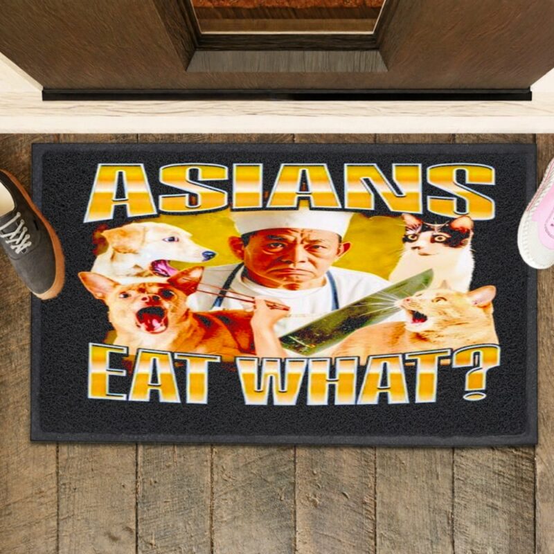 Asians Eat What_Rubber Doormat