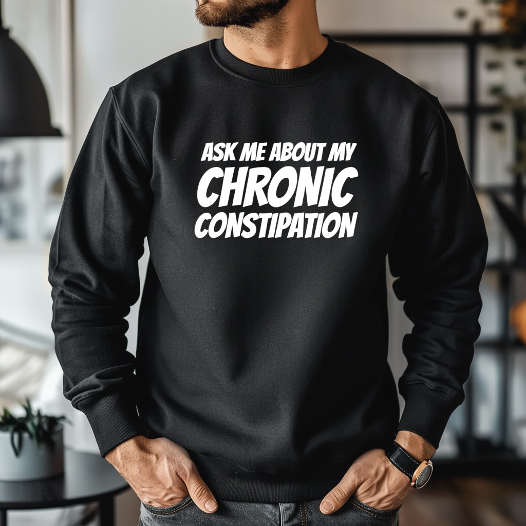 Ask me about my chronic constipation T-shirt