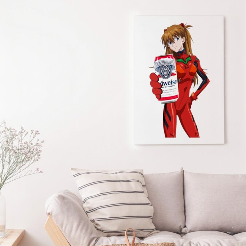 Asuka Langley Soryu X Budweiser_Canvas