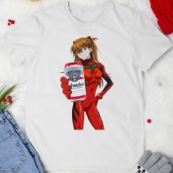 Asuka Langley Soryu X Budweiser T-shirts