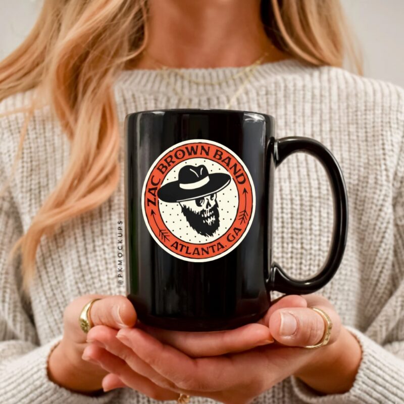 Atlanta Skull Zac Brown Band_Ceramic Mug