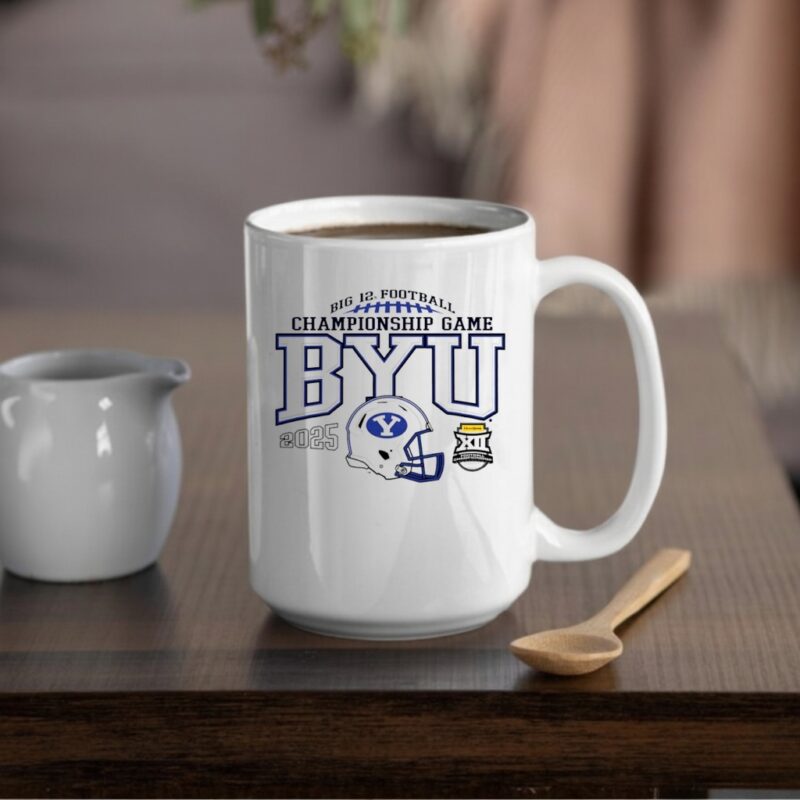 BYU Cougars Big 12 football Championship game 2025_Mug