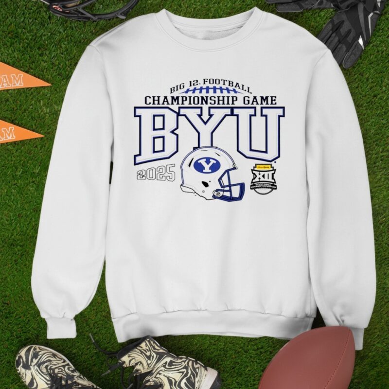 BYU Cougars Big 12 football Championship game 2025_Sweatshirt