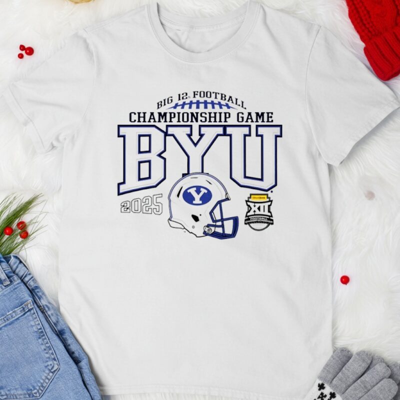 BYU Cougars Big 12 football Championship game 2025_T-shirt