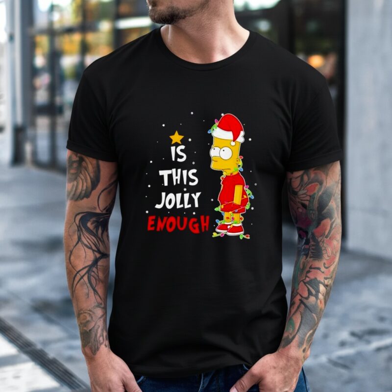 Bart Simpson Christmas This Jolly_T-Shirt