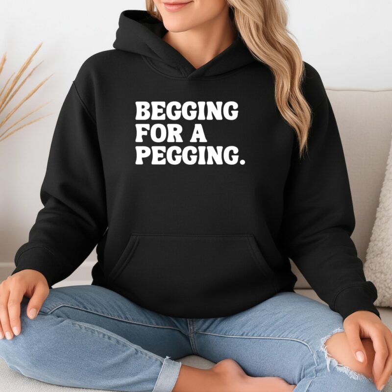 Begging for a pegging funny letter_Hoodie